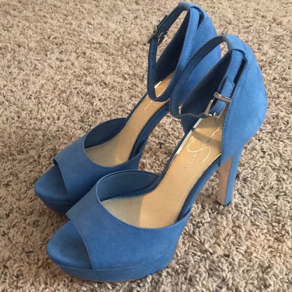 Spring blue Jessica Simpson heels - Picture 5 of 5